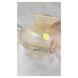 Fenton Butterfly Circular Vase, Carnival Glass Dishes, Basket