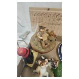 Various Vintage Minatures, Plates, Hooks, and Music Box