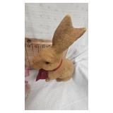 Jack in the Pulpit Vase, Cat Pillow, Drake Process Mache Rabbit