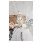 Phoenix and Consilidated Glass with Magnolia, Porcelain Figurine