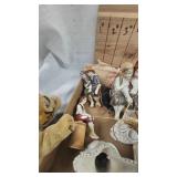 Phoenix and Consilidated Glass with Magnolia, Porcelain Figurine