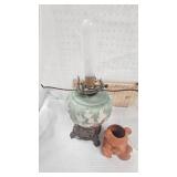 Gone with the Wind Style Lamp, Vintage Jar, Paperweight