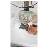 Gone with the Wind Style Lamp, Vintage Jar, Paperweight