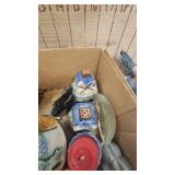 Windmill Tea Set, Cintage Bird Planter