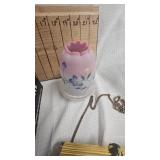 Fenton Periwinkle Blue Fairy Lamp, Paperweight,  etc