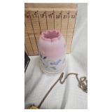 Fenton Periwinkle Blue Fairy Lamp, Paperweight,  etc