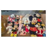 Lot of Stuffed Toys included lots of Mickey Mouse
