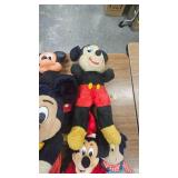Lot of Stuffed Toys included lots of Mickey Mouse