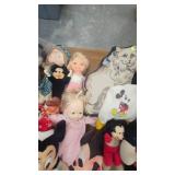 Lot of Stuffed Toys included lots of Mickey Mouse