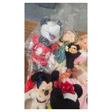 Lot of Stuffed Toys included lots of Mickey Mouse