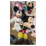 Lot of Stuffed Toys included lots of Mickey Mouse