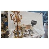 Crystal Beaded Lamp, Banqueet Oil Lamp, Candle Holders