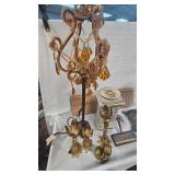 Crystal Beaded Lamp, Banqueet Oil Lamp, Candle Holders