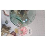 Fenton Art Glass Vase, Shells, Cow Creamer,, Etc