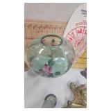 Fenton Art Glass Vase, Shells, Cow Creamer,, Etc