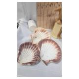 Fenton Art Glass Vase, Shells, Cow Creamer,, Etc