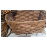 Lot of Various Baskets, Picnic Baskets