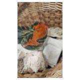 Lot of Various Baskets, Picnic Baskets