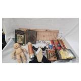 Finnial, Vintage Books, Rubber Doll, Asst Misc