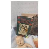 Finnial, Vintage Books, Rubber Doll, Asst Misc