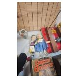 Finnial, Vintage Books, Rubber Doll, Asst Misc