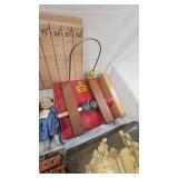 Finnial, Vintage Books, Rubber Doll, Asst Misc