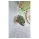 Uranium Compote Dish and Vintage Items