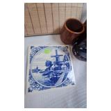 Uranium Compote Dish and Vintage Items