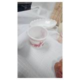 Fenton Art Glass Basket and Vintage Items