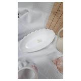 Fenton Art Glass Basket and Vintage Items