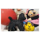 Vintage Stuffies and Mickey Mouse Bounce Ball