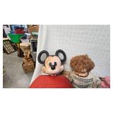 Vintage Stuffies and Mickey Mouse Bounce Ball