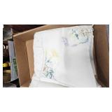 Lot of Vintage Tablecloths, runners, napkins, etc