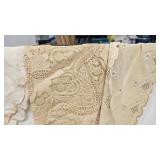 Lot of Lace Hankies, Napkins, Etc