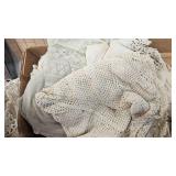 Lot of Lace Hankies, Napkins, Etc