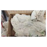 Lot of Lace Hankies, Napkins, Etc