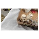 Shelf, Owl S/p, Ballet Figure, Pictures, Etc