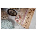 Shelf, Owl S/p, Ballet Figure, Pictures, Etc