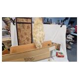 Lot of 2 Baskets, Divider, White Christmas Tree Décor