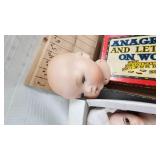 Tiddly Winks, Porcelain Doll Parts, Etc