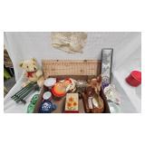 Deer Figure, Teddy Dishes, Tablecloth