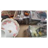 Fenton Mini Epergne, Toy Tin House Accessories and More