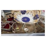 Fenton Rosemilk Rose bowl, Heart Décor, Misc