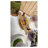 Hand Painted Tray, Block Puzzle Wagon and more