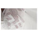 Nesting Chicken Top, Lace Tablecloth, Teapot, Napkin Holder