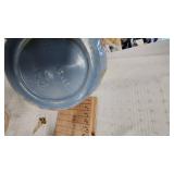 Rumrill Pottery Vase, Serving Dishes and Glasses