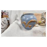 Rumrill Pottery Vase, Serving Dishes and Glasses