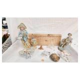 Bisque Porcelain Figurines Lot