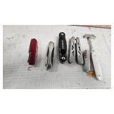 Lot of Knives and Multi Tools as pictured