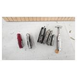 Lot of Knives and Multi Tools as pictured